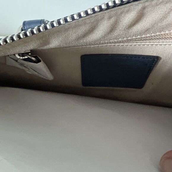 Coach Legacy Haley Satchel Purse Two-Tone Brown Navy NWT $328 + Dust Bag - Picture 9 of 13